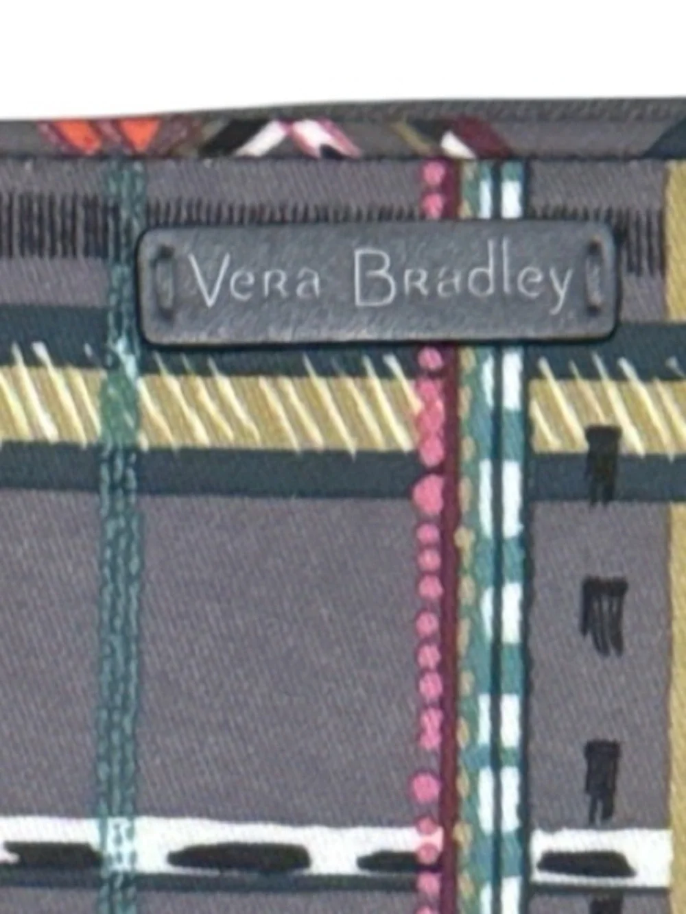 NWT Vera Bradley City Plaid Midtown RFID Wristlet Wallet